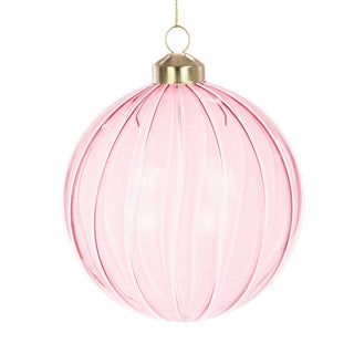 Mary Glass Bauble Pink