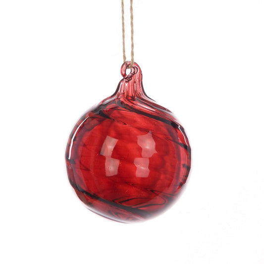 Kara Glass Bauble Red