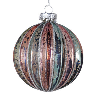 Two Tone Glass Bauble