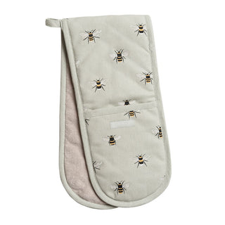 Bees Double Oven Glove