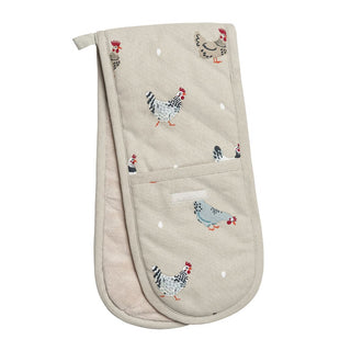 Lay A Little Egg Hen Double Oven Glove