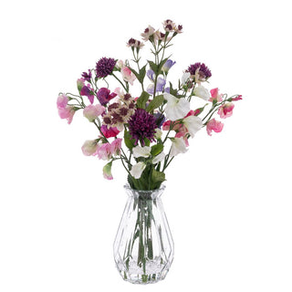 Sweet Pea & Astrantia in Vase