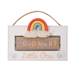 Petit Cheri Good Morning/Good Night Plaque