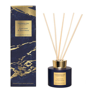 Luna Leather & Saffron Reed Diffuser