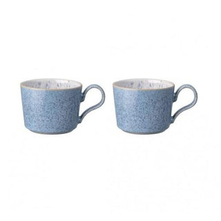 Denby Studio Blue Set of 2 Tea/Coffee Cup Flint