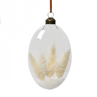 Meadow Bunny Tail Transparent Tree Decoration