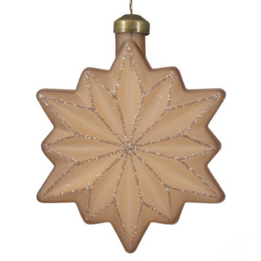 Star Glitter Espresso Tree Decoration