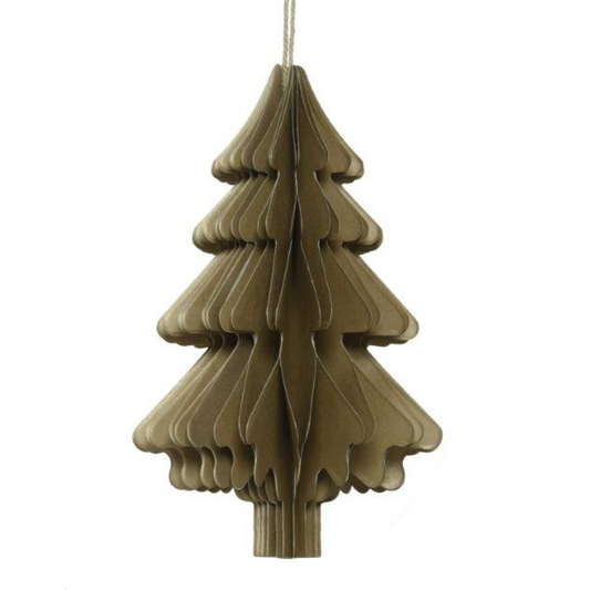 Champagne Paper Tree Decoration