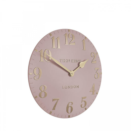 Arabic Wall Clock Blush Pink 12"