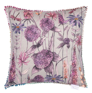 Florabunda Fuschia Square Cushion 55 x 55cm