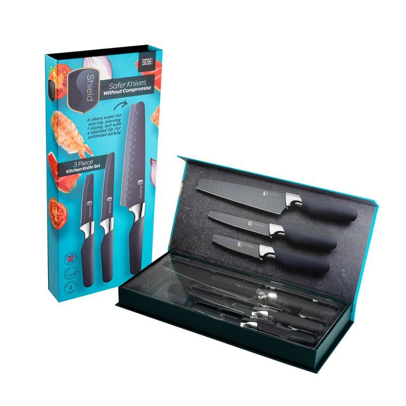 Chrome knife block sales
