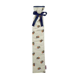 Beige Bees Long Hot Water Bottle