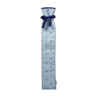 Blue Stars Long Hot Water Bottle