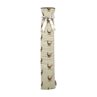 Beige Pheasant Long Hot Water Bottle