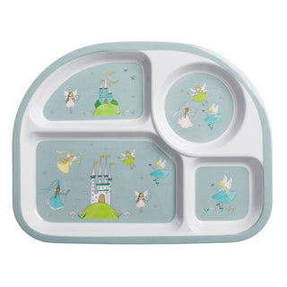 Princess Fairies Childrens Melamine Divider Plate