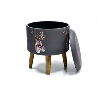 Meg Hawkins Storage Footstool Stag