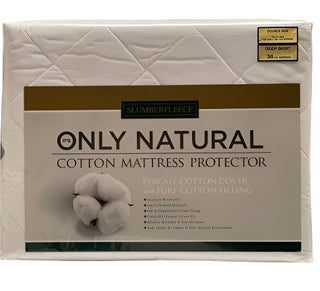 It's Only Natural Super King Cotton Mattress Protector