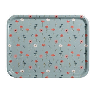 Poppy Meadow Printed Large Tray