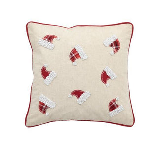 Santa Hats Filled Cushion