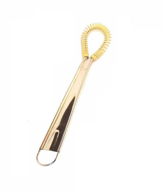 Small Flat Whisk Yellow