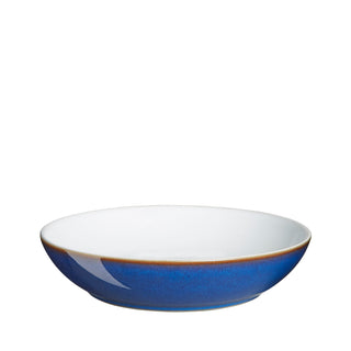 Denby Imperial Blue Pasta Bowl (White Centre)