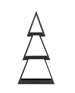 Christmas Tree Tray Stack Black