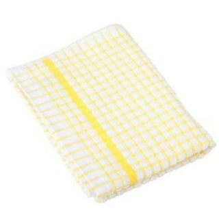 Gold Check Tea Towel